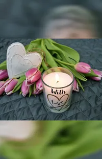 Plant Flower Candle Live Wallpaper