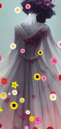 Plant Flower Dress Live Wallpaper