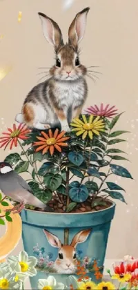 Plant Flower Flowerpot Live Wallpaper