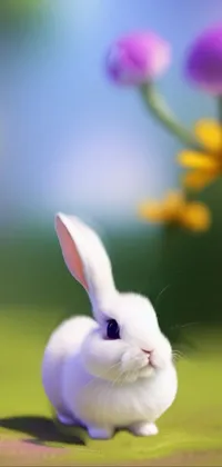 Plant Flower Rabbit Live Wallpaper