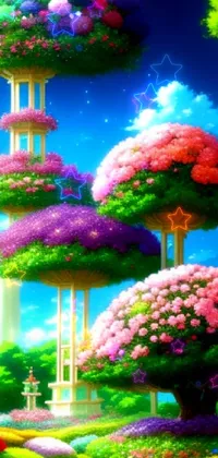 Plant Flower Sky Live Wallpaper