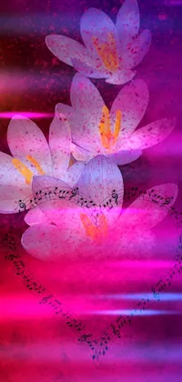 Plant Flower Water Live Wallpaper