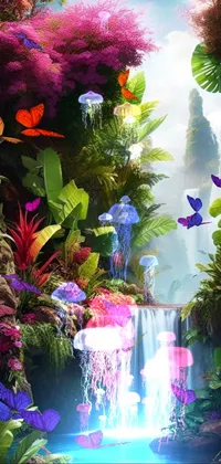Plant Flower World Live Wallpaper