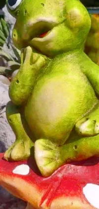 Plant Frog Racy Live Wallpaper