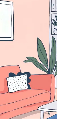 Plant Furniture Rectangle Live Wallpaper