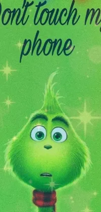 The Grinly Grinch Live Wallpaper is a stunning digital art for cell phones, depicting a playful character featured in the Grinch story