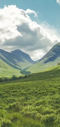Looking for a serene live wallpaper to take you to the Scottish Highlands? Look no further than this stunning masterpiece by Alexander Johnston