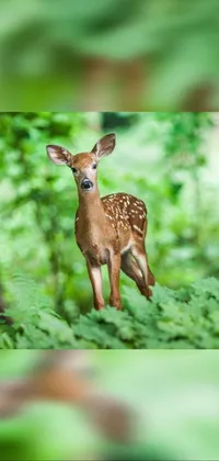 Plant Green Fawn Live Wallpaper