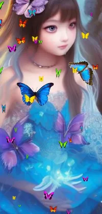 Butterfly queen Live Wallpaper