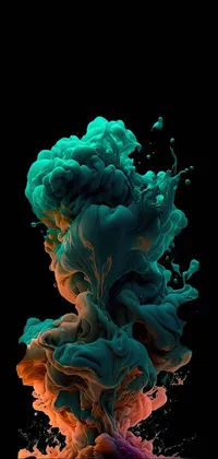 Plant Liquid Art Live Wallpaper