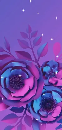 Plant Liquid Flower Live Wallpaper