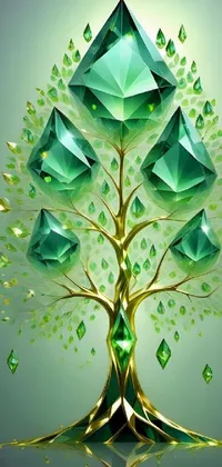 Plant Liquid Leaf Live Wallpaper