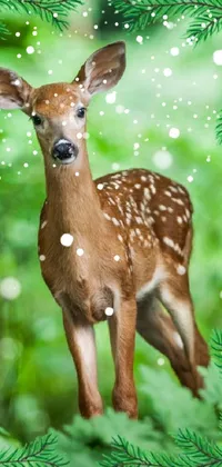 Plant Natural Environment Deer Live Wallpaper
