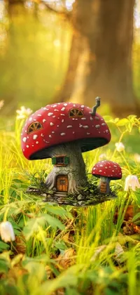 Plant Natural Landscape Mushroom Live Wallpaper