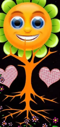 Plant Organ Smile Live Wallpaper