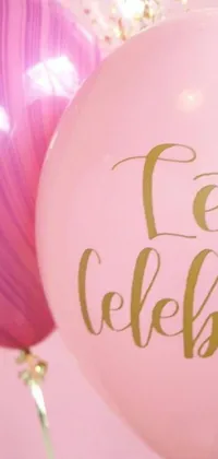 The balloon theme live wallpaper for mobile phones boasts a beautiful clematis banner