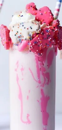 This live wallpaper is perfect for those who love pink and sweet treats