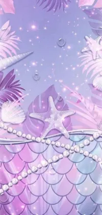 This stunning live wallpaper for your phone features a beautiful design inspired by digital art found on Tumblr