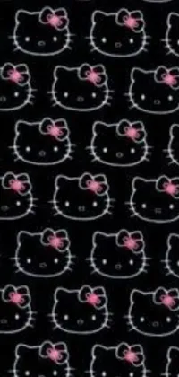 This live wallpaper for phones features a vibrant design inspired by the beloved Hello Kitty character