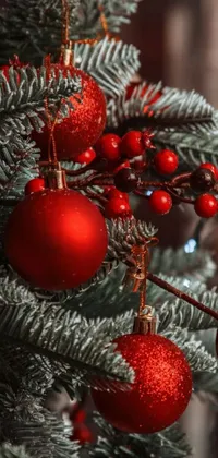 Bring the joy of Christmas to your phone with this stunning live wallpaper