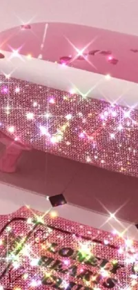 This sparkling live wallpaper brings some luxurious pink fun to your phone