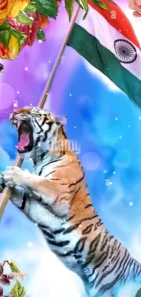 Plant Siberian Tiger Bengal Tiger Live Wallpaper