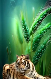 Plant Siberian Tiger Photograph Live Wallpaper