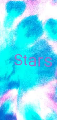 Transform your phone's display with this lively and vibrant live wallpaper featuring stunning starry night images in the colors hot pink and cyan
