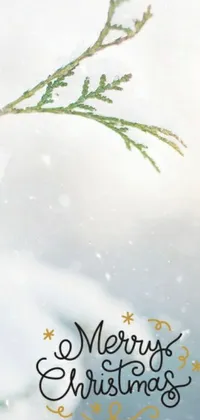 Enjoy the serene winter scenery with this phone live wallpaper