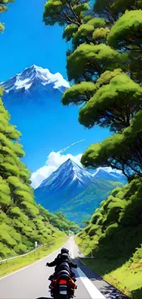 Plant Sky Mountain Live Wallpaper