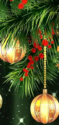 Plant Tree Christmas Live Wallpaper