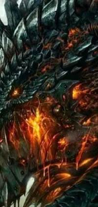 Get ready to add a touch of magic to your phone with this thrilling live wallpaper! Featuring a fierce dragon breathing fire, this fantasy art picture is perfect for anyone looking to create a dramatic look for their profile pic or tumblr page