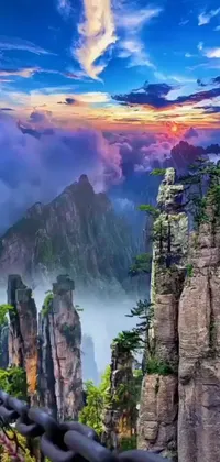 If you love nature scenes, this phone live wallpaper is perfect for you