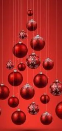 Decorate your phone with a festive and cheerful Christmas tree live wallpaper