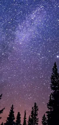 This stunning night sky live wallpaper is the perfect addition to your phone