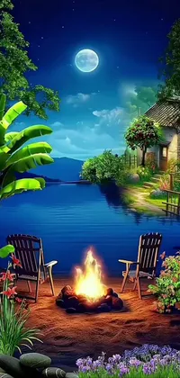Plant Water Furniture Live Wallpaper