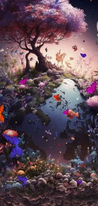 Plant Water World Live Wallpaper