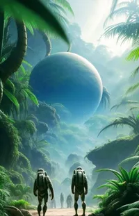Plant World People In Nature Live Wallpaper