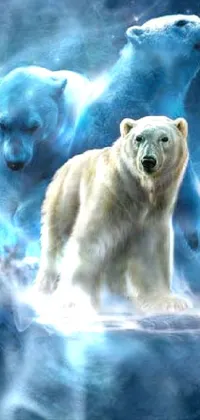 Polar Bear Nature Natural Environment Live Wallpaper