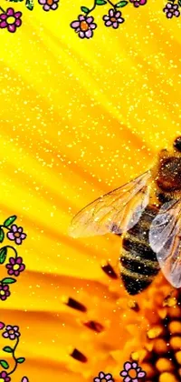 bee garden Live Wallpaper