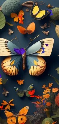 Queen butterfly  Live Wallpaper
