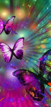 Butterfly Prism Live Wallpaper
