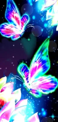 Pollinator Light Butterfly Live Wallpaper
