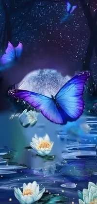 Pollinator Plant Light Live Wallpaper