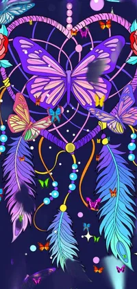 Pollinator Purple Organism Live Wallpaper