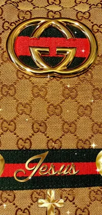 Download Graphic Gucci Designer Logo Pattern Wallpaper