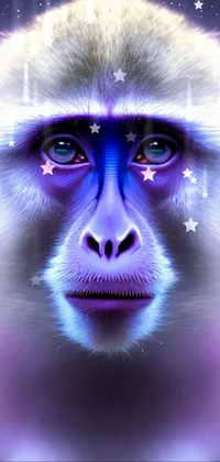 Primate Facial Expression Iris Live Wallpaper