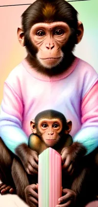 Primate Organism People Live Wallpaper