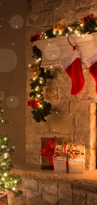 Property Christmas Tree Christmas Ornament Live Wallpaper