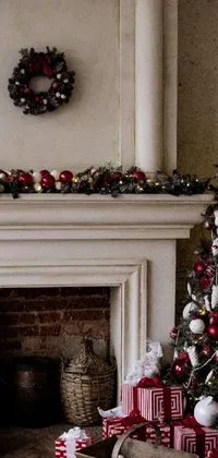 Property Christmas Tree Photograph Live Wallpaper